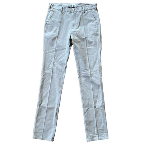 Peter Millar Crown Men’s Pilot Twill Flat Front Trouser Pants NWT Size 32 - Picture 1 of 6